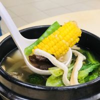 Herbal vegetable soup at Green Lane Vegetarian Food in North Singapore