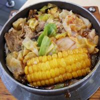 Mala pot noodles at Green Lane Vegetarian Food in North Singapore