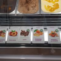 Vegane Eissorten at Gelateria Malu in Jesolo