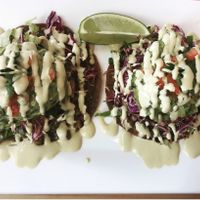 Walnut tacos at Meraki Juice Kitchen  in West Palm Beach