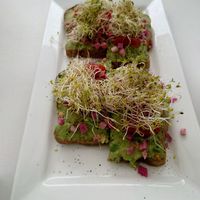 Avocado Toast With Sprouts at Meraki Juice Kitchen  in West Palm Beach