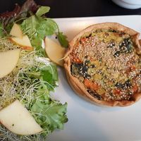 vegan quiche- Vers  at De Plaats in Bruges