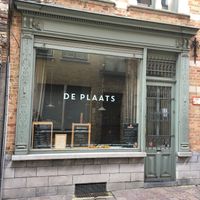 Outside at De Plaats in Bruges