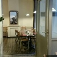 in the restaurant at De Plaats in Bruges