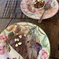 2 kind of choco desserts-AMAZING! at Aiona in Abang