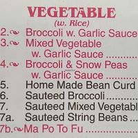 Menu at China Wok in New Port Richey