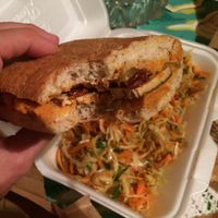 Panini and salad for take away.  at Go Healthy in Krakow