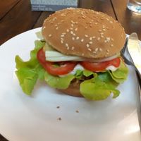 Soy Burger at Govinda's Restaurant in Krabi