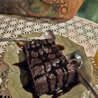 Vegan Brownie at Govinda's Restaurant in Krabi