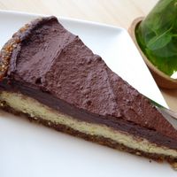 orange chocolate cake vegan at Loff Restaurant in Breda