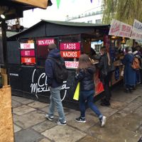 Kiosk Next to the Lock at Club Mexicana - Camden in North West London