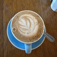 Oat milk Chai Latte, it’s so pretty!   at Cafe YOU in Cape Coral