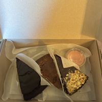 3 vegan cakes!  at Cafe YOU in Cape Coral
