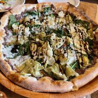 So yummy! Subbed vegan cheese. All the salad dressings are vegan too!   at Peekaboo Canyon Wood Fired Kitchen in Kanab