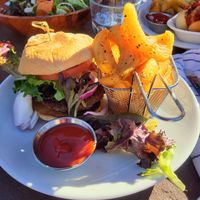 impossible burger at Peekaboo Canyon Wood Fired Kitchen in Kanab