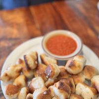 Garlic bread starter  at Peekaboo Canyon Wood Fired Kitchen in Kanab