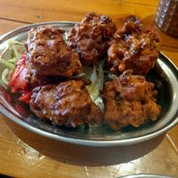 vrg pakora at The  Pakora Bar in Edinburgh