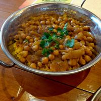 channa at The  Pakora Bar in Edinburgh