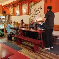 Inside at The  Pakora Bar in Edinburgh