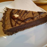 Vegan nougat cake yummii at Mondieu - Laurinska in Bratislava
