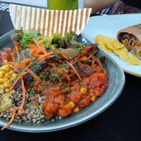 Bowl mit Chilli sin Carne at El Burro in Mainz