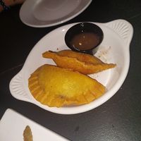 empanadas at Black & Blue in Easton
