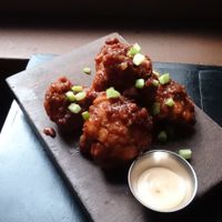 Fried cauliflower  at Black & Blue in Easton