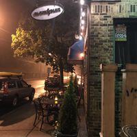 Outside at Black & Blue in Easton