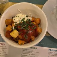 Potato bravos  at Zinco Lounge in Swansea