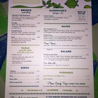 vegan menu in zinco, ask at the counter!  at Zinco Lounge in Swansea