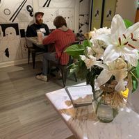 Interior dining in April 2021. Not a large space so only a few tables. at Gokoku in Studio City