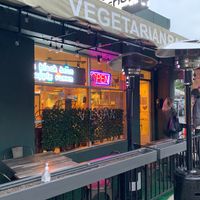 Outdoor patio dining at Gokoku in Studio City