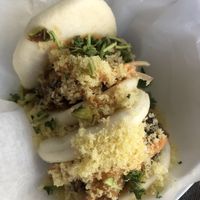 Yummi “Bulgogi Vegan Bao Buns (2pc per order). Tastes sweeter than I expected but the filling is really savory and a great way to start while waiting. at Gokoku in Studio City