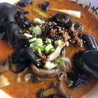 Best Vegan Ramen option I ever had. It’s been a journey to find such a delicacy with at least 3 different types of mushrooms. This is rich, thick, savory and to cry for more! at Gokoku in Studio City
