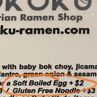 They lied to us a bunch about being a vegan restaurant. Really embarrassing, actually: how much they lied   at Gokoku Vegetarian Ramen Shop in Studio City