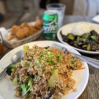 Vegan Friend Rice n Teriyaki Soy Chkn   at Gokoku in Studio City