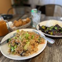  Look at them cauliflower! Thai Tea   at Gokoku in Studio City