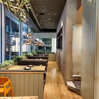Comfortable seats at Cosme Kitchen Adaptation - Atre West in Tokyo