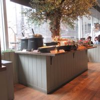 Salad bar at Cosme Kitchen Adaptation - Atre West in Tokyo