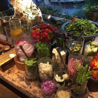 Salad bar at Cosme Kitchen Adaptation - Atre West in Tokyo