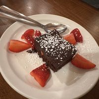 Chocolate cheesecake   at Cascade Restaurant in Lutsen