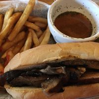 Portabella French Dip at Cascade Restaurant in Lutsen