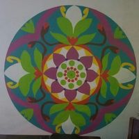 the wall at Sinergiarte in Bogota