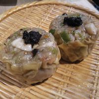 Siu mai with truffle at The Veggie in Kowloon