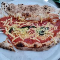 Mezalluna vegana (Margarita and Calzone)  at Origano Campo de' Fiori in Rome
