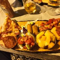 Vegan aperitif 12€ at Origano Campo de' Fiori in Rome