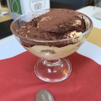 Vegan Tiramisu  at Origano Campo de' Fiori in Rome