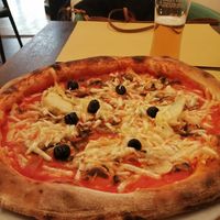 Capricciosa vegan at Origano Campo de' Fiori in Rome