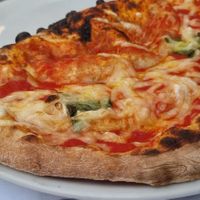Calzone half at Origano Campo de' Fiori in Rome