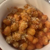 Vegan gnocchi   at Origano Campo de' Fiori in Rome